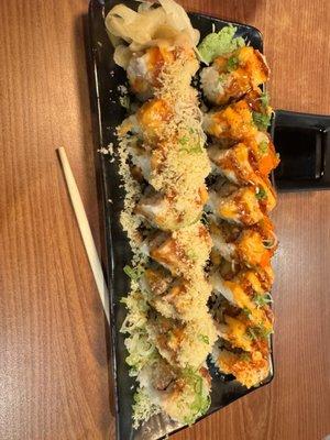 Golden Dragon and Angry Dragon roll