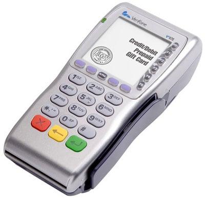 benchmark credit card machine