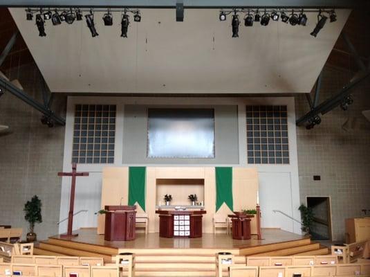 Sanctuary center - altar area