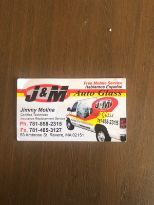 J & M Auto Glass