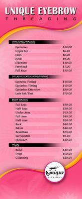 Pricelist