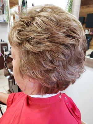 Layered cut