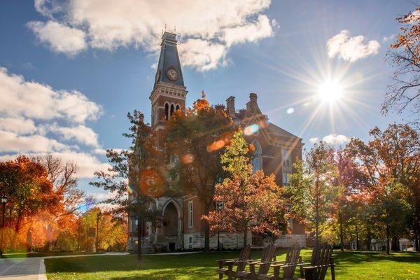 Named a Top 50 Most Beautiful Campus by Conde Nast Traveler, students experience all four stunning seasons at DePauw.