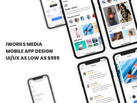 Mobile Design and UI/UX design
 www.iworksmedia.com