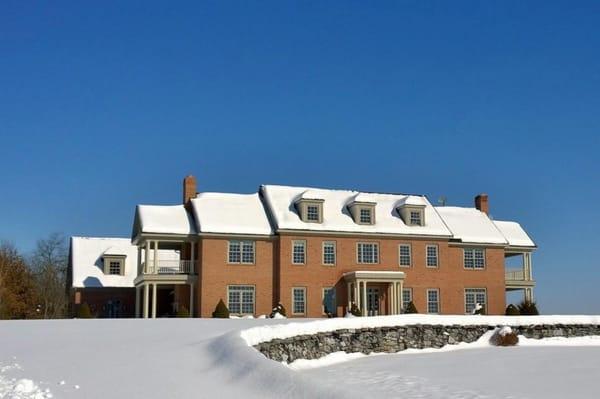 A traditional home in rural Virginia.