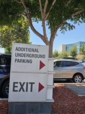 More parking is underneath LA Fitness