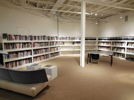 MOCA GA's Art Library available for researchers, students, and the public.