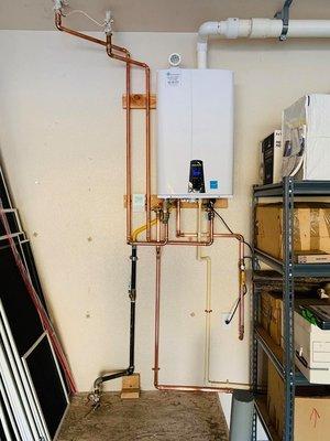 Navien Tankless Water Heater installation in Danville, CA