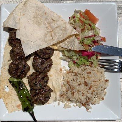 My kafta lunch