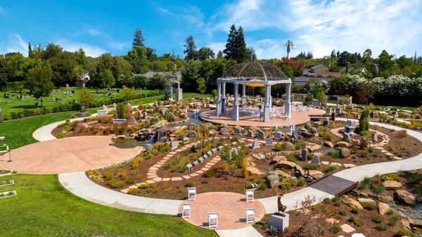 Los Gatos Memorial Park Cemetery Outdoors San Jose CA