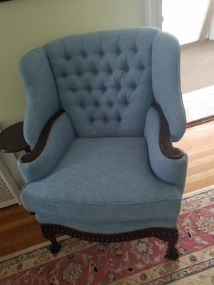 Tufted Wing back Chair