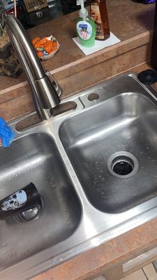 Faucet replaced