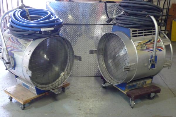 12K HMI Fresnel Fixtures.