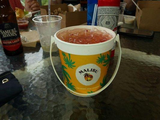 Rum Bucket ... 32 oz for $14 & it's delicious!