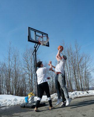 Basketball is a favorite past time of our youth residents!