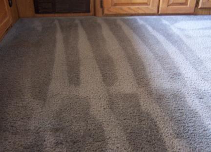 AFTER Duff's Carpet Dry Cleaning used!