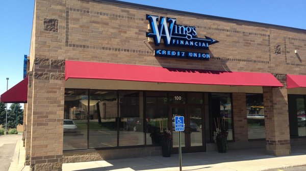 Wings Financial Credit Union branch in Eden Prairie, Minnesota.