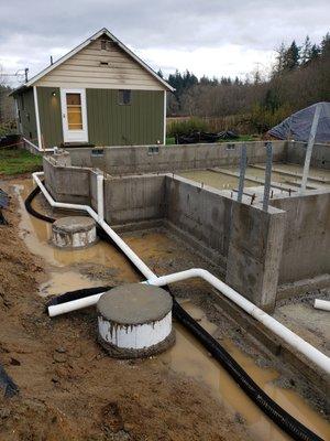 Foundation and drainage