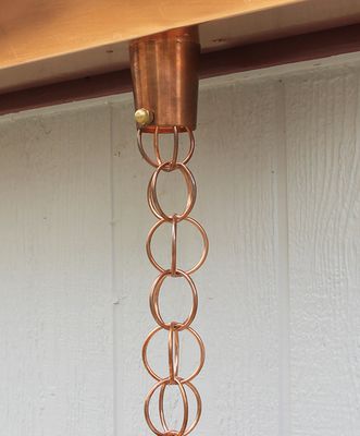 Copper Rain Chain