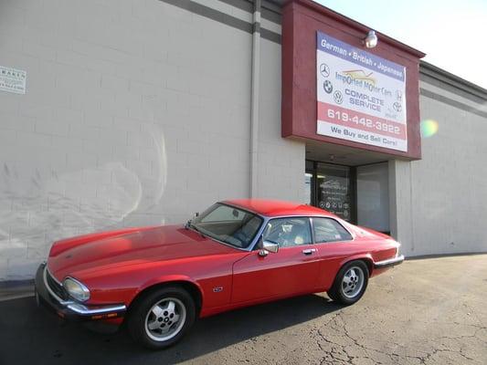 1992 Jaguar XJS.