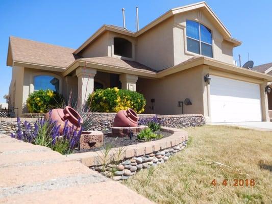 NE 10818 AARON @ $1395 2100 sqft 3BR+Loft+ Balcony+ Outdoor Fireplace Just Painted www.ElPasoRentalsAndRealty.com