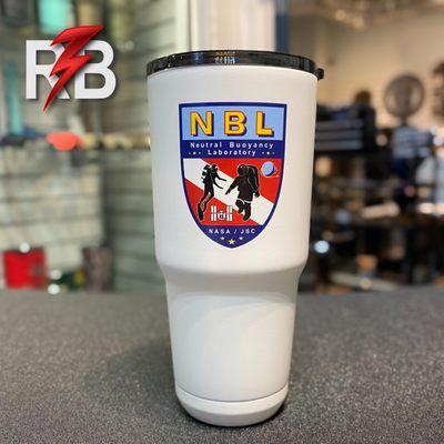 At Red Bolt, we offer a unique service that allows you to customize your tumblers with full-color printing.