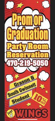 Prom,Graduation party room    :)))))