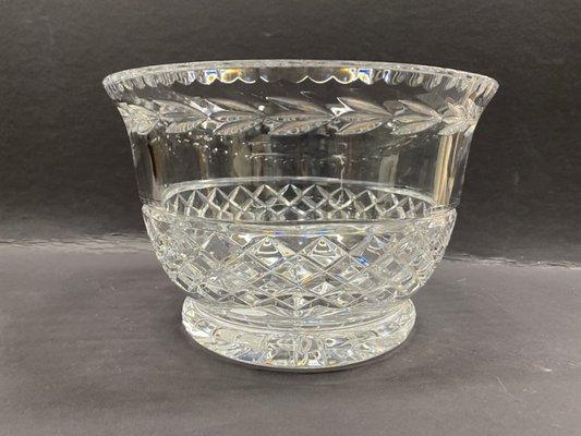 Waterford bowl, engraving removed, and polished