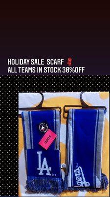 HOLIDAY SALE SCARF ALL TEAMS IN STOCK 30%OFF