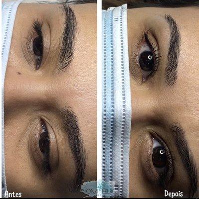 Eyelashes lifting