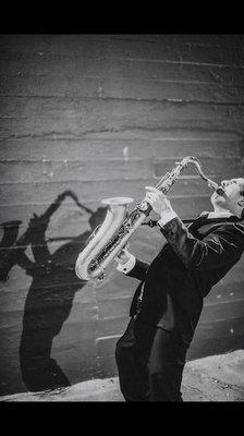 Saxophonist Gerry Smith