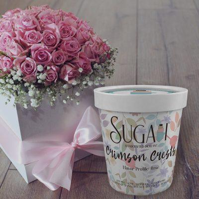 Flower Infused Ice Cream