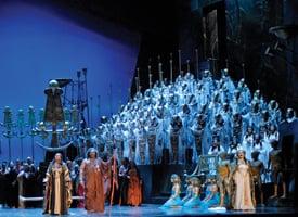 Cincinnati Opera presents AIDA in July 2013. Photo by Philip Groshong.