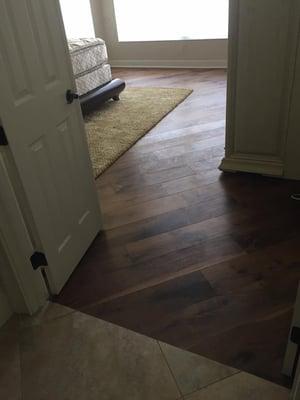 walnut hardwood, diagonal