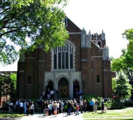 Church from the front.