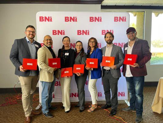 Founding members of local bilingual chapter of Business Networking International