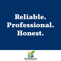 Reliable. Professional. Honest. At Top Mops Cleaning Services, these aren't just words - they're our commitment to you.