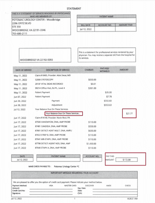 Cost of infection blood testing five times cost of infecting the patient.  patient still pays.