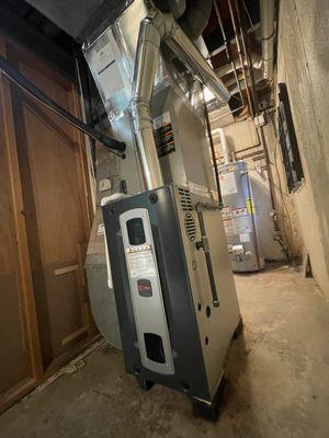 Trane furnace installation