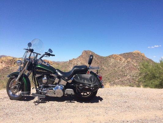 My 06 Heritage Softail running like new. Thank you Stick Engineering