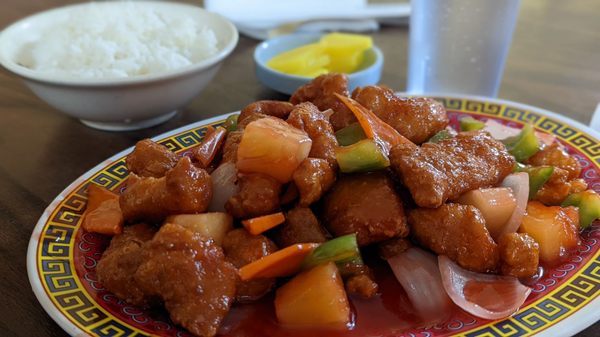 Sweet and sour chicken