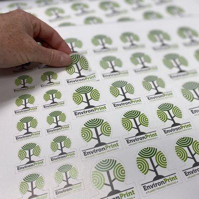 Custom Kiss Cut Labels | EnvironPrint