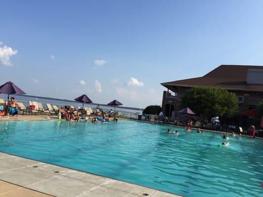 Poolside Sunday afternoon listening to live music.   Can't beat this!