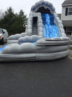 dual lane water slide day rental