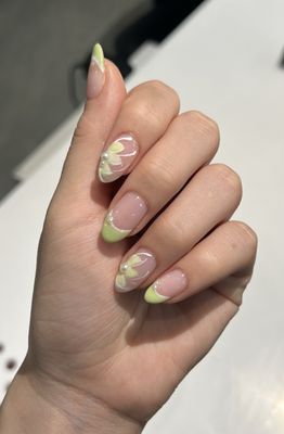 French Gel manicure and design