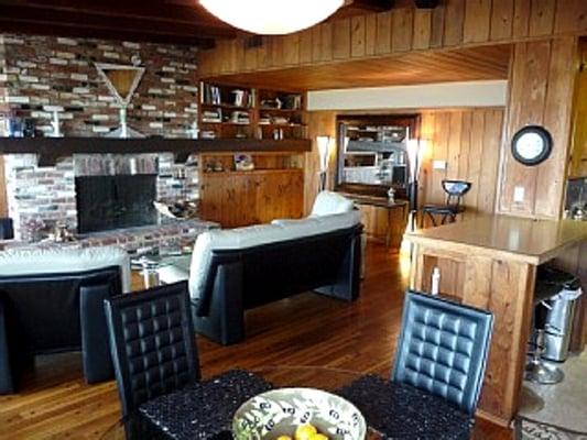 View from Dining Area into Living Room of the OBO