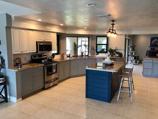 Kitchen cabinet refinishing