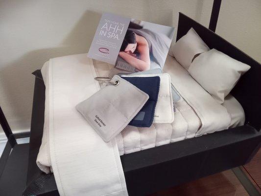 Comphy sheets for sale. Experience the "ahh in the spa" with our silky Comphy sheets .