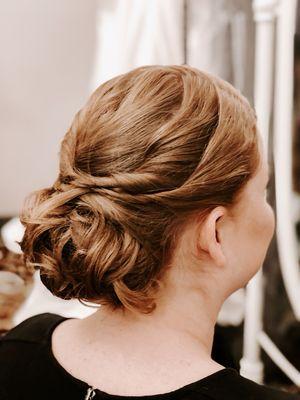 Bridesmaid updo