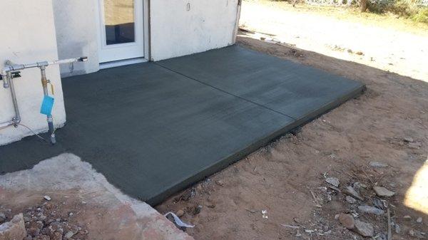 Slab concrete